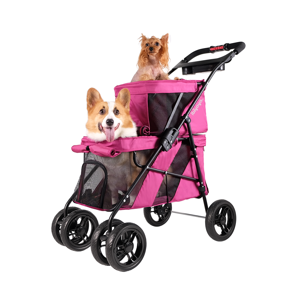 Carrito Doble para Mascotas - Ibiyaya