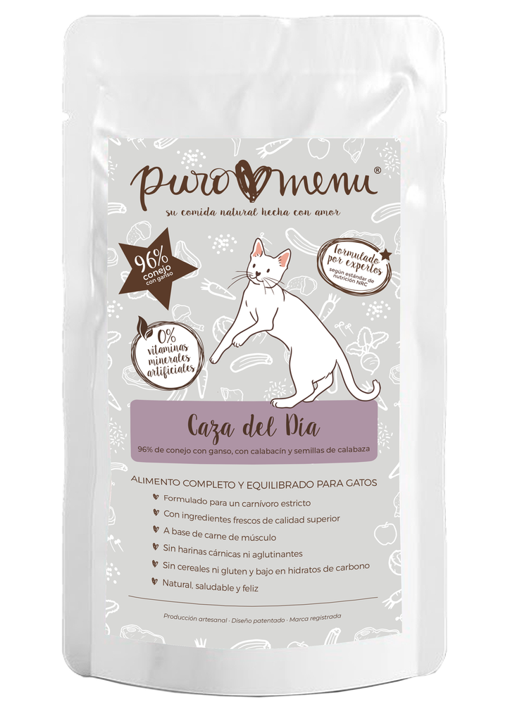 Menú de Conejo para Gatos Caza del Día (Day's Catch) – Puro Menú