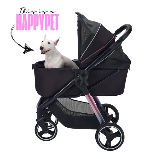 [FS2102-BK] Carrito Retro Luxe para Mascotas - Ibiyaya