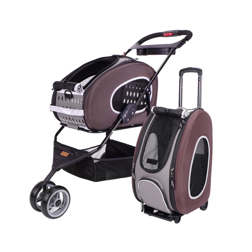 Carrito Multifuncional 5 en 1 para Mascotas - Ibiyaya
