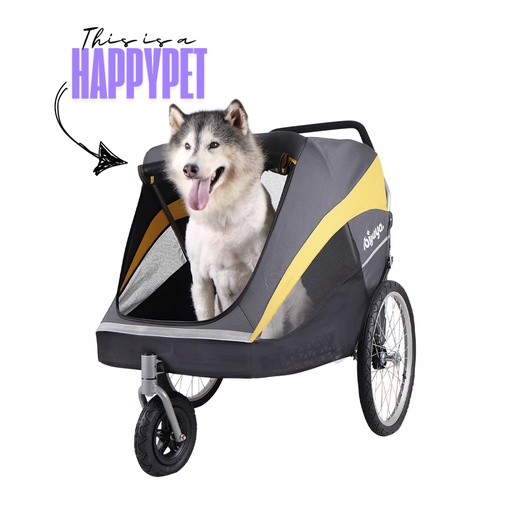 [FS2180-YG] Carrito Hércules para Perros Grandes - Ibiyaya