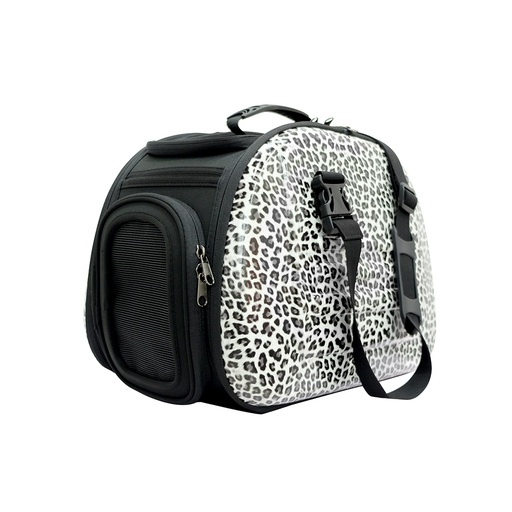 [FC47657] Transportín Plegable Animal Print para Mascotas - Ibiyaya