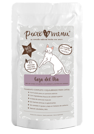 [MPMHPLPMK2-0100] Menú de Conejo para Gatos Caza del Día (Day's Catch) – Puro Menú