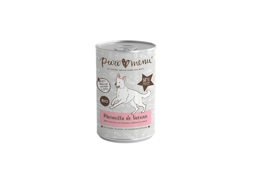 [MPMH101-0400] Menú de Ternera para Perros Maravilla de Vacuno (Beef Wonder) – Puro Menú